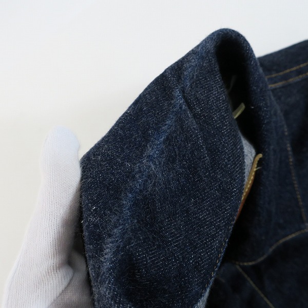 実際に弊社で買取させて頂いたLevi's/リーバイス VINTAGE CLOTHING 507XX 1953モデル TYPE2 デニムジャケット 70507-0062/40(M)の画像 8枚目