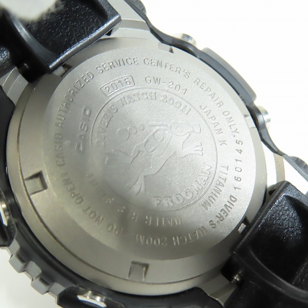 実際に弊社で買取させて頂いたG-SHOCK/Gショック FROGMAN フロッグマン 毒蛙 マジョーラカラー GW-201-6JFの画像 3枚目