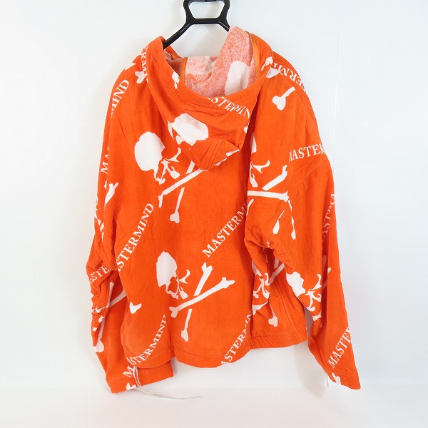 実際に弊社で買取させて頂いたMASTERMIND WORLD/マスターマインドワールド スカル ジップアップパーカー MW21S06-BL003-004/Mの画像 1枚目