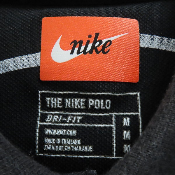 実際に弊社で買取させて頂いたNIKE GOLF/ナイキ ゴルフ DRIFITドライフィット ポロシャツ ゴルフウェア CU9834-010 M の画像 2枚目