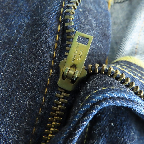 実際に弊社で買取させて頂いたTHE FLAT HEAD/フラットヘッド ブーツカット デニムパンツ LOT.3007/W36L36の画像 4枚目