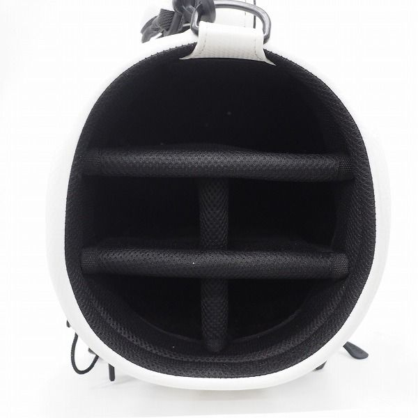 実際に弊社で買取させて頂いたHONMA/ホンマ/本間 ゴルフ CB12112 9型 5分割キャディバッグ ホワイトｘブラックの画像 3枚目