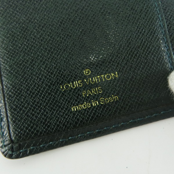 実際に弊社で買取させて頂いたLOUIS VUITTON/ルイヴィトン タイガ アジェンダ PM 手帳カバー 6穴式 システム手帳 R20406の画像 4枚目