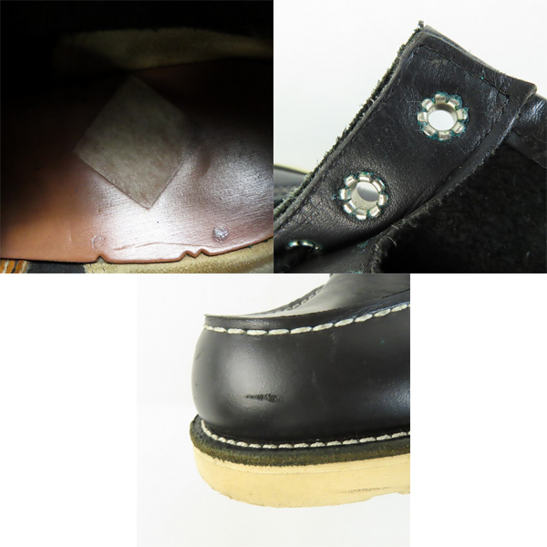 実際に弊社で買取させて頂いたREDWING/レッドウィング アイリッシュセッター クラシックモックトゥブーツ サイドロゴ 羽タグ 9Dの画像 8枚目