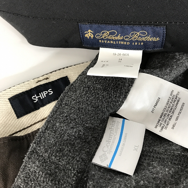 実際に弊社で買取させて頂いた【おまとめ】コロンビア/ブルックスブラザーズ/シップス 他 カーゴパンツ/スラックス/デニムパンツ/スウェットパンツ 等