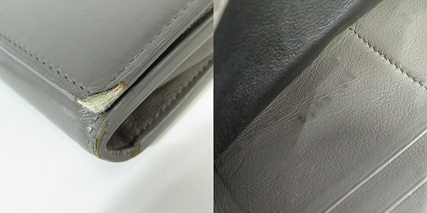 実際に弊社で買取させて頂いたSAINT LAURENT PARIS/サンローランパリ 二つ折り 長財布の画像 8枚目
