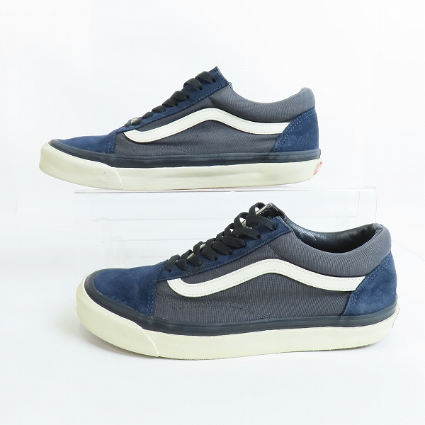 実際に弊社で買取させて頂いたWTAPS×VANS/ダブルタップス×バンズ OG Old Skool LX Dress Blue/ドレスブルー スニーカー VN0A36C8U9X/27の画像 3枚目