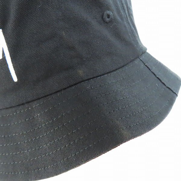 実際に弊社で買取させて頂いたSTUSSY/ステューシー バケットハット ブラックの画像 6枚目