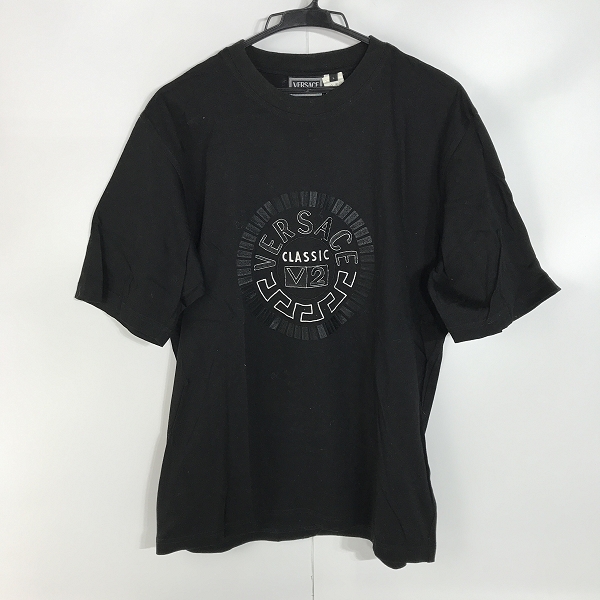 実際に弊社で買取させて頂いたVERSACE CLASSIC V2/ヴェルサーチクラシック ロゴ半袖Tシャツ/L