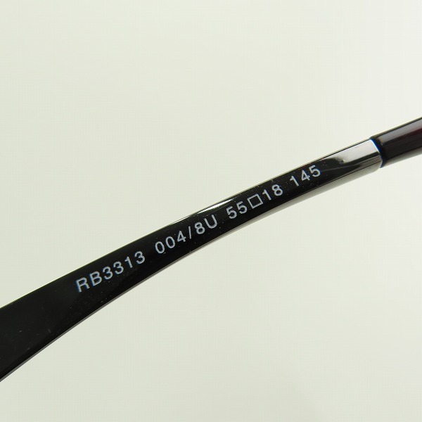 実際に弊社で買取させて頂いたRay-Ban/レイバン サングラス RB3313 004/8Uの画像 7枚目