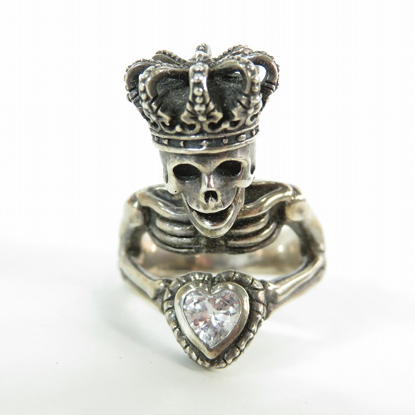 実際に弊社で買取させて頂いたJustin Davis/ジャスティンデイビス ハートフルリング 指輪 SRJ404/9号の画像 1枚目