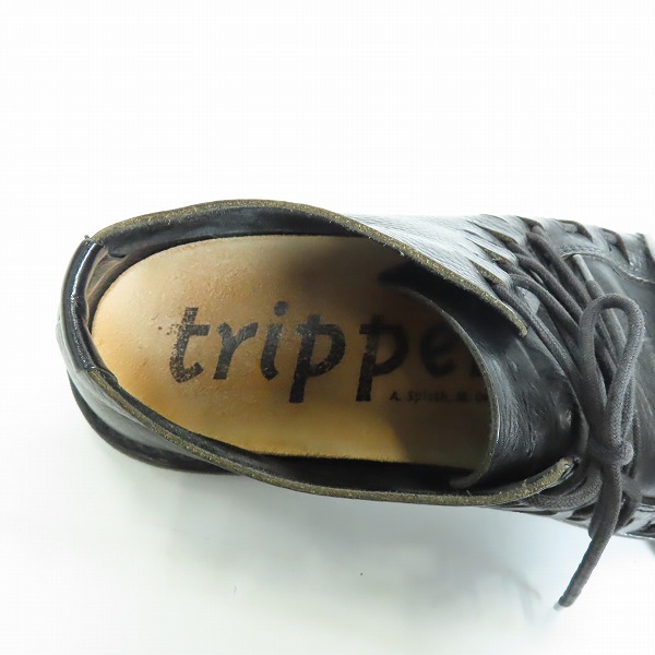 実際に弊社で買取させて頂いたtrippen/トリッペン Spencer waw レザーシューズの画像 4枚目