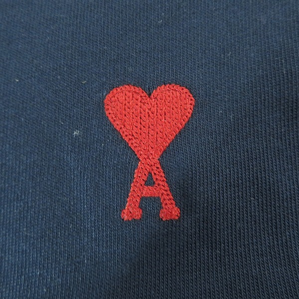 実際に弊社で買取させて頂いたami alexandre mattiussi/アミ アレクサンドルマテュッシ ハート刺繍 半袖Tシャツ/カットソー XXSの画像 4枚目