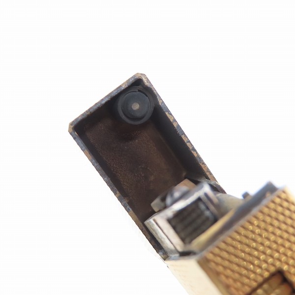 実際に弊社で買取させて頂いたdunhill/ダンヒル サイドローラー ガスライター ゴールドカラーの画像 5枚目