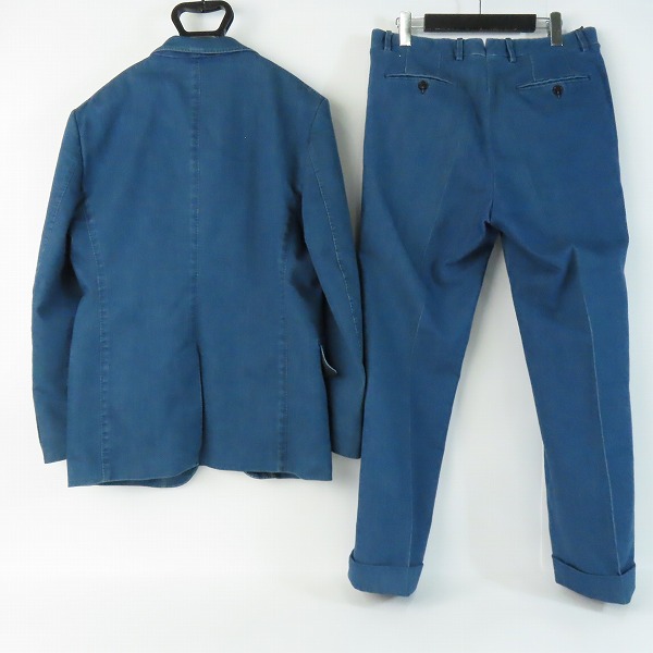 実際に弊社で買取させて頂いたTOM FORD/トムフォード 20-21AW DENIM ATTICUS JACKET ウォッシュ加工 デニム スーツ/セットアップ 874R11/6-50C/7-46Rの画像 1枚目