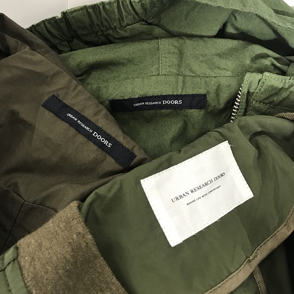 実際に弊社で買取させて頂いた【おまとめ/未使用含む】URBAN RESEARCH/アーバンリサーチ DOORS 等 ミリタリージャケットの画像 1枚目
