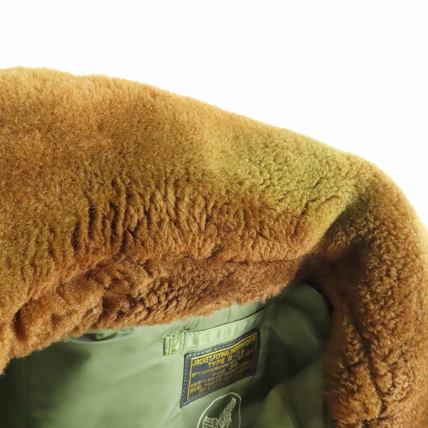 実際に弊社で買取させて頂いたTHE REAL McCOY’s/ザリアルマッコイズ フライトジャケット TYPE B-15B/36の画像 4枚目