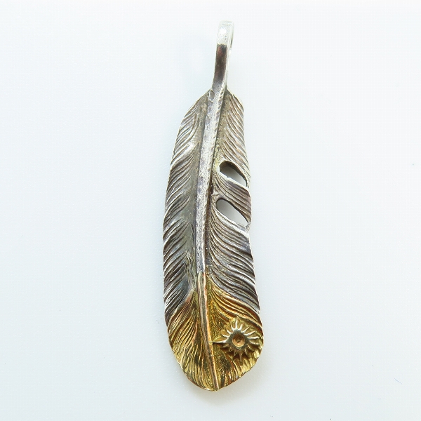 実際に弊社で買取させて頂いたARIZONA FREEDOM/アリゾナフリーダム 先金 左向き フェザー ペンダント/トップの画像 2枚目