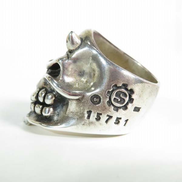 実際に弊社で買取させて頂いたSTARLINGEAR/スターリンギア パンチャー デビル スカルリング 24.5-27号の画像 2枚目