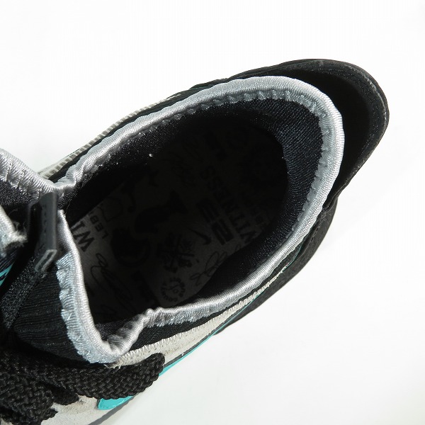 実際に弊社で買取させて頂いたATMOS×NIKE/アトモス×ナイキ LEBRON XVI LOW AC Clear Jade レブロン16 クリアジェイド CD9471-003/28.5の画像 4枚目