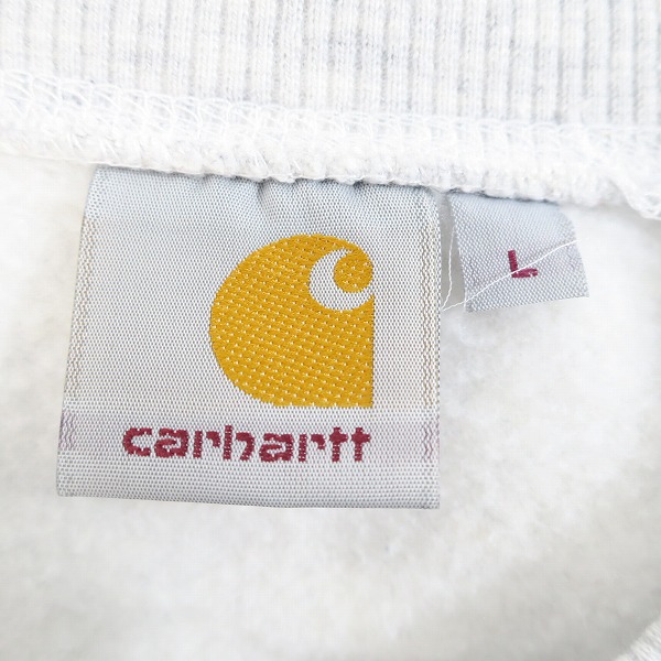 実際に弊社で買取させて頂いたCarhartt/カーハート CHASE SWEAT スウェット トレーナー/Lの画像 2枚目