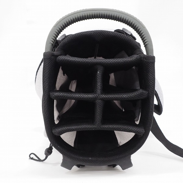 実際に弊社で買取させて頂いたOAKLEY/オークリー ゴルフ 921398JP 9.5型 6分割スタンド式キャディバッグ グレーｘブラックの画像 3枚目