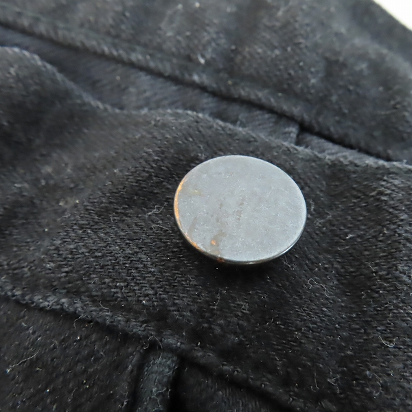 実際に弊社で買取させて頂いたn(n) by NUMBER (N)INE/エヌエヌバイナンバーナイン オルテガ刺繍 ブラックデニム F07-NNP009/5の画像 4枚目