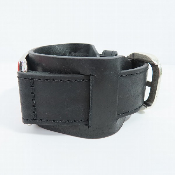 実際に弊社で買取させて頂いたDIESEL/ディーゼル ロゴプレート レザーブレスレットの画像 2枚目