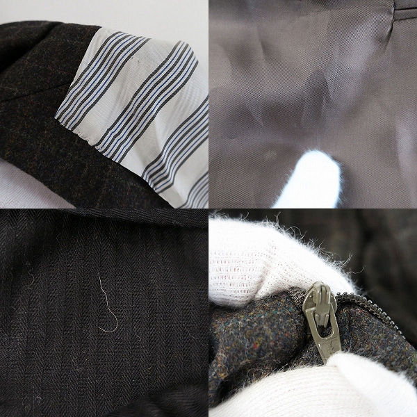実際に弊社で買取させて頂いたBrooks Brothers/ブルックスブラザーズ own make チェック ジャケット/パンツ セットアップ 42R/W36の画像 6枚目