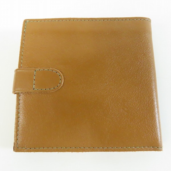 実際に弊社で買取させて頂いたIL BISONTE/イルビゾンテ ベージュ 二つ折り財布/ウォレットの画像 1枚目