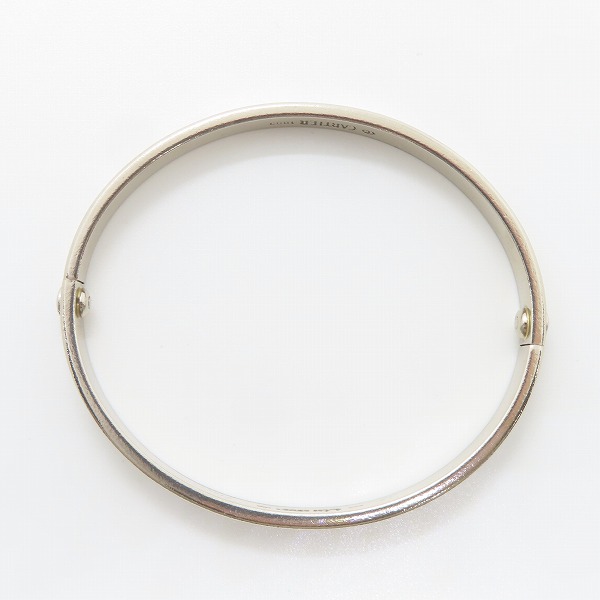 実際に弊社で買取させて頂いたCartier/カルティエ LOVE ブレスレット/ラブブレスレット AU750/K18WG/#18 ドライバー付きの画像 2枚目