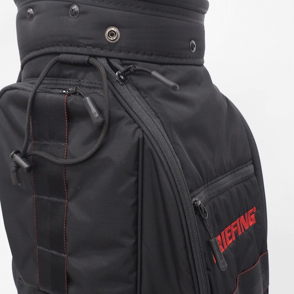 実際に弊社で買取させて頂いたBRIEFING/ブリーフィング CR-6 ゴルフ 8.5型 5分割キャディバッグ ブラックの画像 5枚目