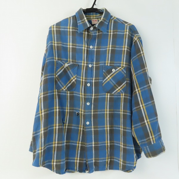 実際に弊社で買取させて頂いたBIG MAC PENNEYS/ビッグマック 60s ヴィンテージ ヘビーネルシャツ/XL
