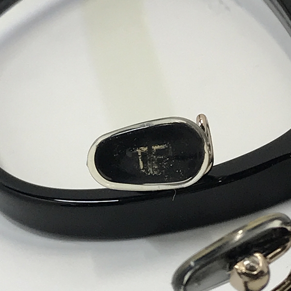 実際に弊社で買取させて頂いたTOM FORD/トムフォード スクエア型 眼鏡/メガネフレーム TF5855-D-B 001の画像 8枚目