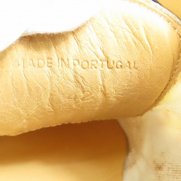 実際に弊社で買取させて頂いたARMANI COLLEZIONI/ ウイングチップ スエード切り替え スニーカー/42の画像 5枚目