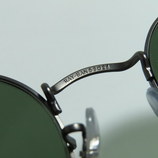 実際に弊社で買取させて頂いたRay-Ban/レイバン ROUND METAL/ラウンドメタル サングラス RB3447/029の画像 7枚目
