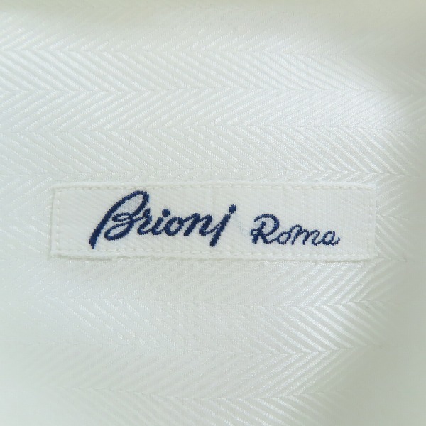 実際に弊社で買取させて頂いたBrioni/ブリオーニ 長袖ボタンシャツ/42の画像 2枚目