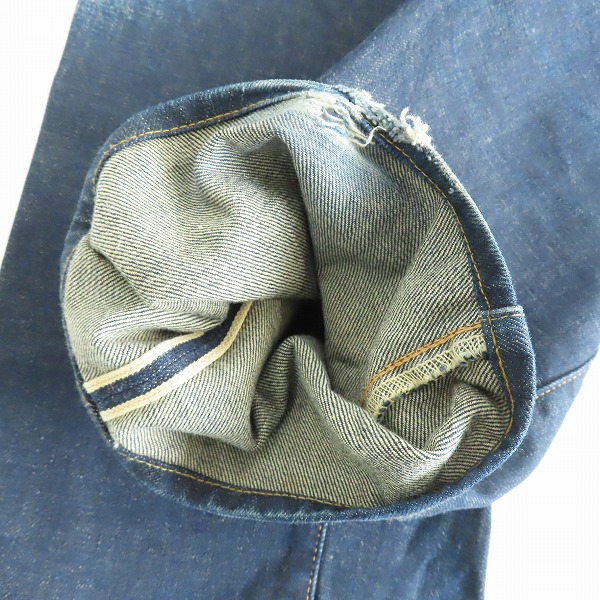 実際に弊社で買取させて頂いたLEVIS/リーバイス 501XX 復刻 片面BIG E 均等V ボタンフライ 日本製 デニムパンツ 37501/36の画像 9枚目