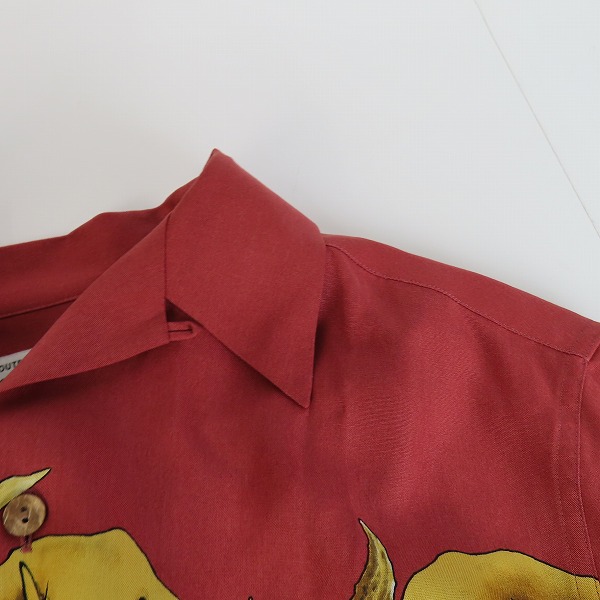 実際に弊社で買取させて頂いたWACKO MARIA×56 TATTOO STUDIO/ワコマリア×56 タトゥースタジオ HAWAIIAN SHIRT/ 半袖 ハワイアンシャツ/Mの画像 5枚目