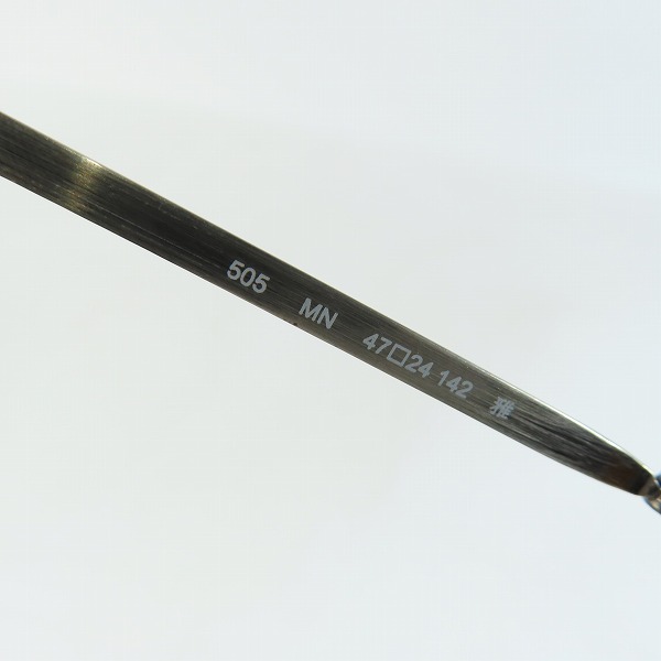 実際に弊社で買取させて頂いたOLIVER PEOPLES/オリバーピープルズ  Limited Edition 雅 505 サングラス/アイウェアの画像 7枚目