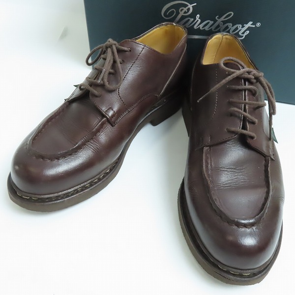 実際に弊社で買取させて頂いたParaboot/パラブーツ CHAMBORD TEX/シャンボード レザーシューズ/710707/90993/7