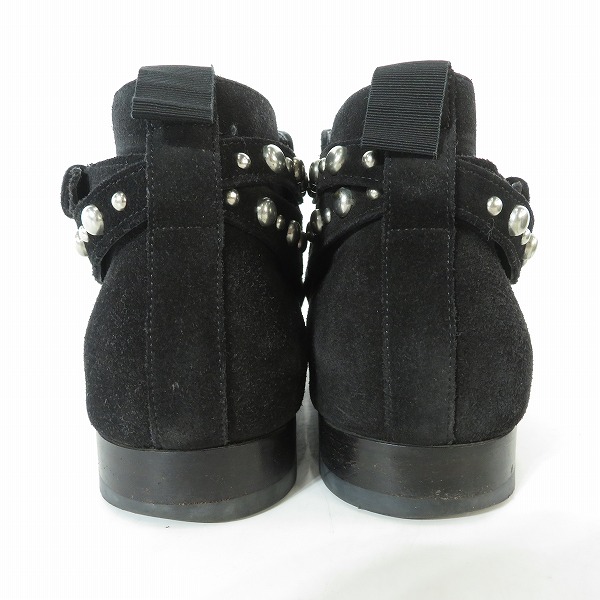 実際に弊社で買取させて頂いたSAINT LAURENT PARIS/サンローランパリ スウェードレザー スタッズ付きショートブーツ  375689/43の画像 1枚目