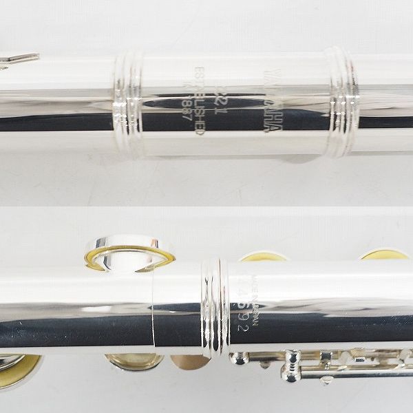 実際に弊社で買取させて頂いたYAMAHA/ヤマハ YFL-221/YFL221 フルート 日本製 ハードケース・ケースカバー付の画像 3枚目