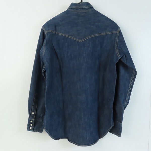 実際に弊社で買取させて頂いたJoe McCOY/ジョーマッコイ THE REAL McCOY'S/リアルマッコイズ デニムシャツ Lot105/15.5の画像 1枚目