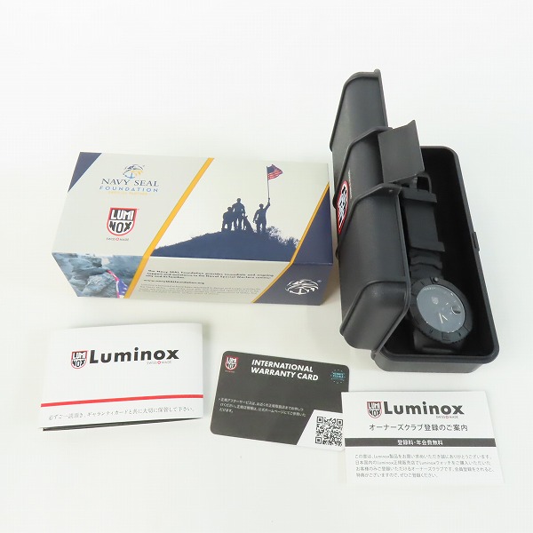 実際に弊社で買取させて頂いた【保証期間内】Luminox/ルミノックス ネイビーシリーズ基金 パートナーシップモデル 腕時計 3601.BO.NSFの画像 7枚目