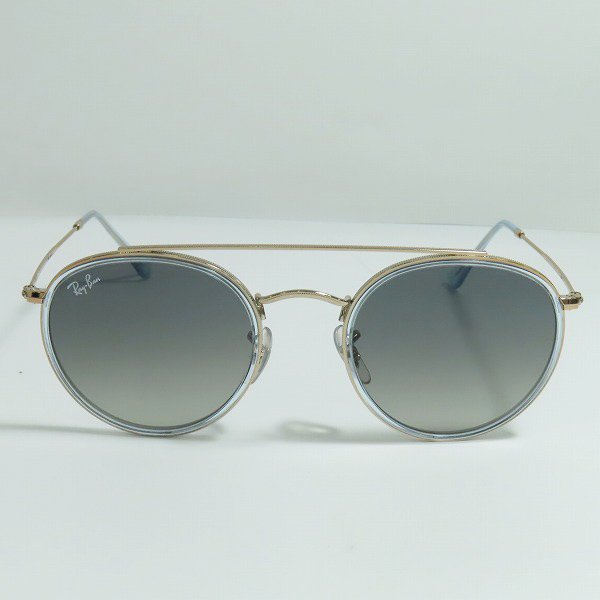 実際に弊社で買取させて頂いたRay-Ban/レイバン Round Double Bridge サングラス/アイウェア RB3647-Nの画像 1枚目