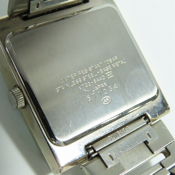 実際に弊社で買取させて頂いたSEIKO/セイコー ALBA/アルバ AKA クオーツ 腕時計 V733-5A40【動作未確認】の画像 4枚目
