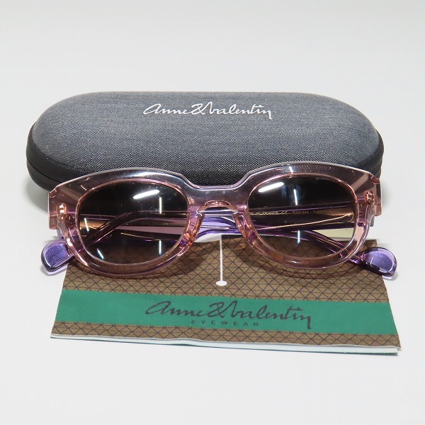 実際に弊社で買取させて頂いたAnne et Valentin/アンバレンタイン SMITH セルフレーム サングラス/アイウェアの画像 9枚目