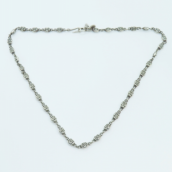 実際に弊社で買取させて頂いた【ギャラ付】Justin Davis/ジャスティンデイビス ヘビークロスチェーン SNJ121 50cmの画像 4枚目