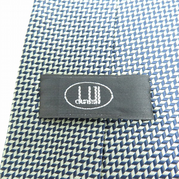 実際に弊社で買取させて頂いたDunhill/ダンヒル ロゴ入り総柄 ネクタイの画像 3枚目
